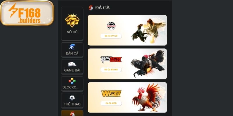 Giới thiệu các sảnh SV128, WS168 và WGB trong đá gà F168 Giới thiệu các sảnh SV128, WS168 và WGB trong đá gà F168