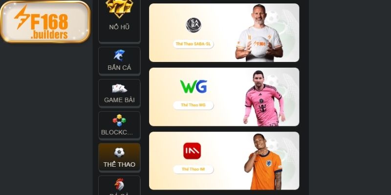 Sảnh SABA-SL tại Thể Thao F168 – nơi diễn ra hàng trăm trận bóng mỗi ngày